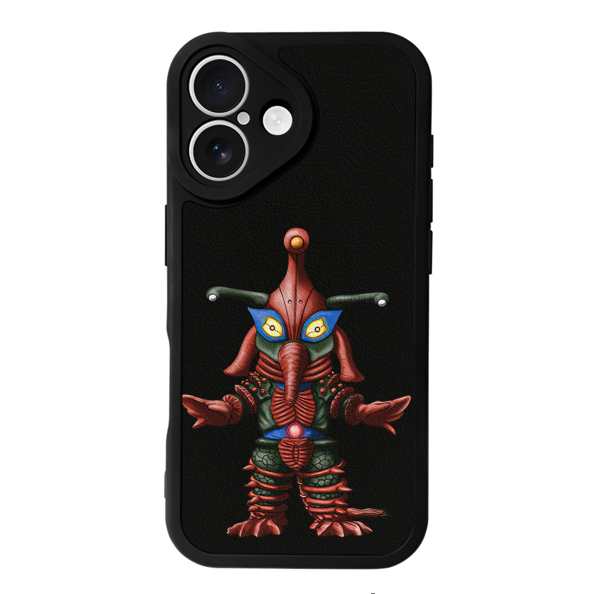 （画像用） ウルトラマン Ultraman 【iPhone 16シリーズ対応】シリコンスマホケース（レザー調） 材質：シリコン